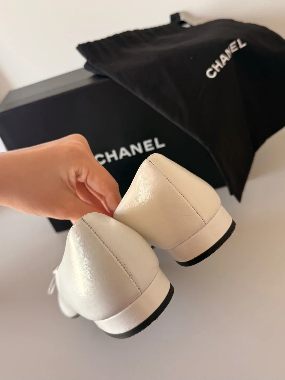 CHANEL 24A Mary Jane Ballet Flats
